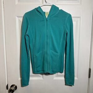 Title Nine Zip Up Hooded Sweater Top